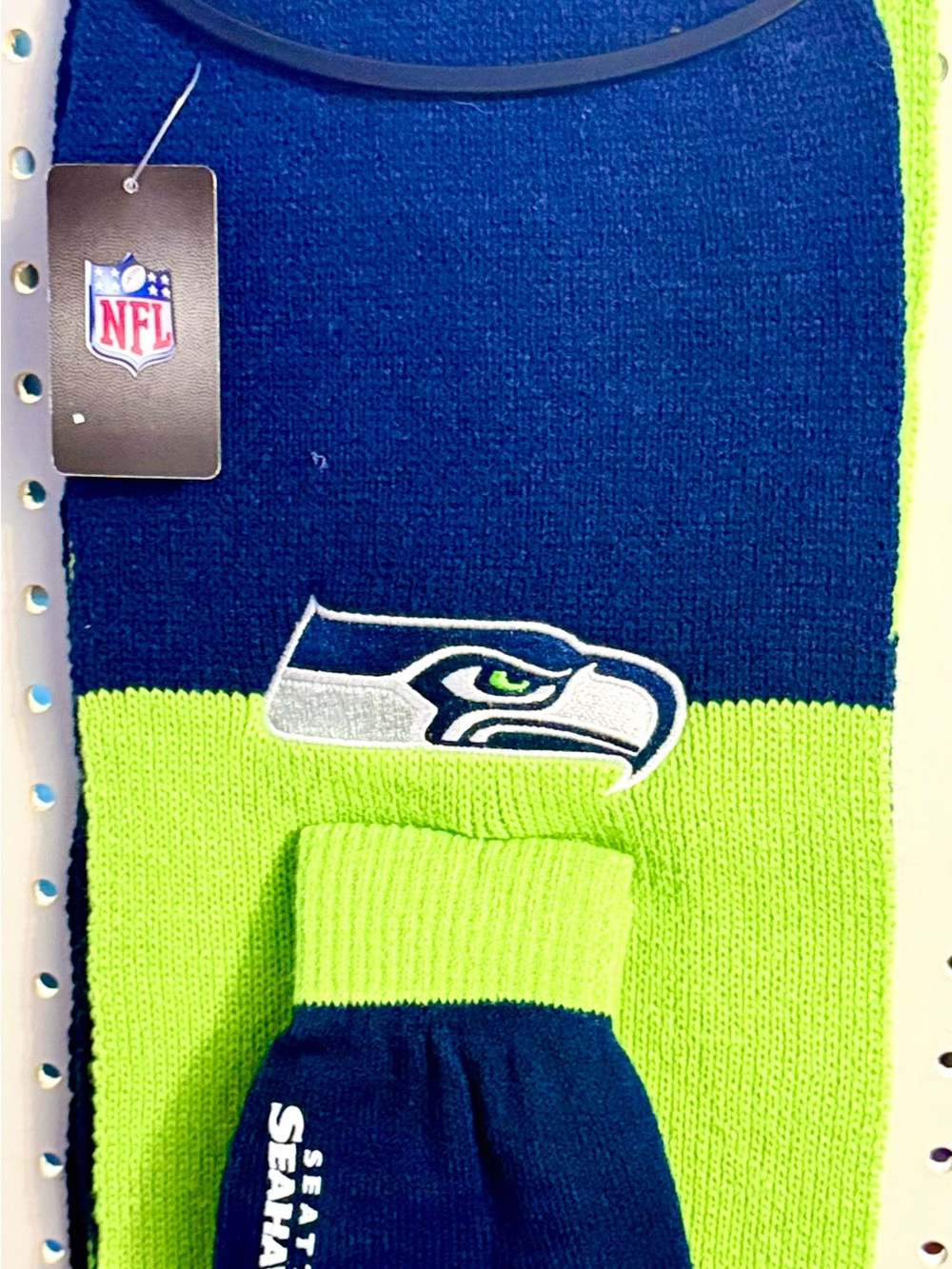 NFL Seattle Seahawks Colorblock Scarf & Glove Set